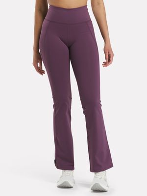 Reebok Women's Lux Plum Mini-Flare Pants