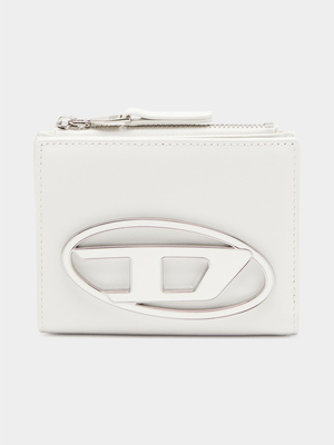 Women's Diesel White 1Dr Bi-Fold Zip Wallet