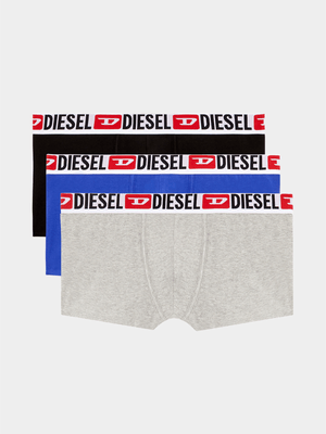 Men's Diesel Multi Umbx-Damien Threepack Boxer Shorts