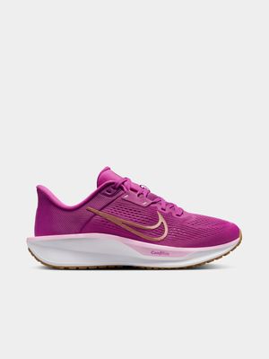 Womens Nike Quest 6 Fuchsia/Metallic Red Brownze/White Running Shoes