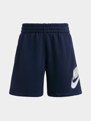 Boys Toddler Nike Sportswear French Terry Navy Shorts