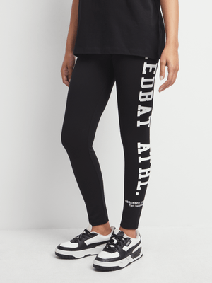 Redbat Athletics Women's Black Leggings