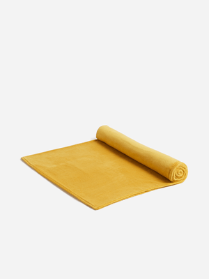 Jet Home Kids Ochre 220 GSM Fleece Throw