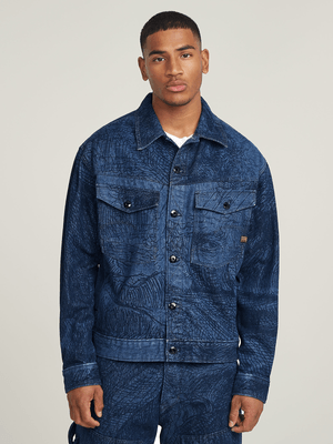 G-Star Men's Dakota Dark Blue Denim Jacket