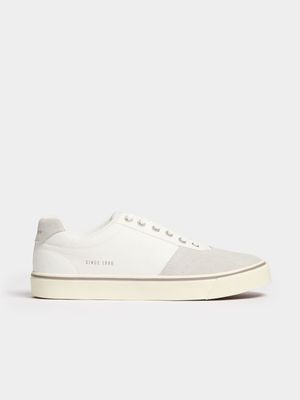 Men's Relay Jeans Suede Vulc White Sneaker