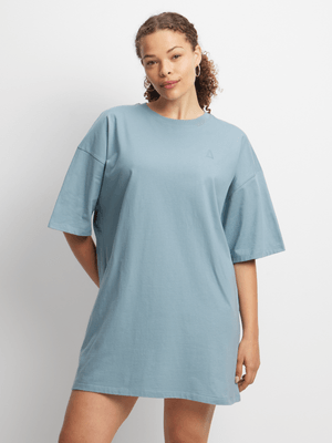 Light blue tee shirt dress hotsell