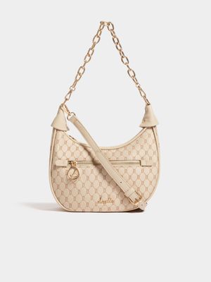 Luella Chain Strap Crescent Bag