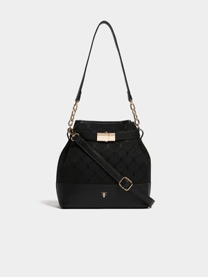 FF Jacquard Bucket Bag