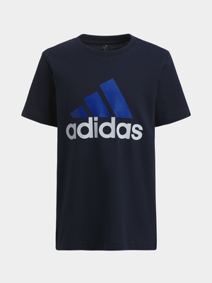 Boys Toddler adidas Bos Logo Navy Tee