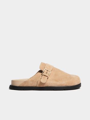 Women's Nude Closed Toe Mule