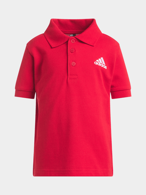 Boys Toddler adidas Red Polo