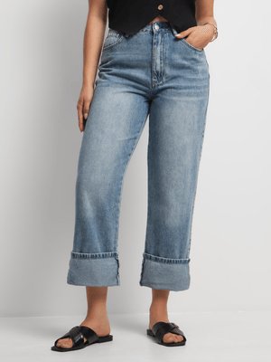 Jet Women's Light Wash Staright Leg Jeans