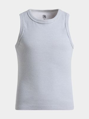 Girls TS Rib Grey Vest