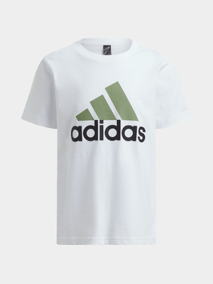 Boys Toddler adidas Bos 2 Colour White Tee