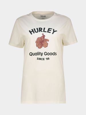 Women's Hurley Cream Lake T-Shirt