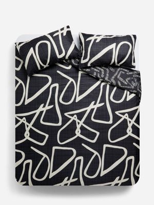 Jet Home Craft Wavy Lines Duvet Cover Set