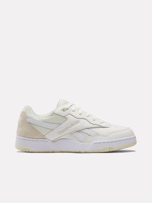 Reebok Women's BB 4000 II Beige/Blue Sneaker