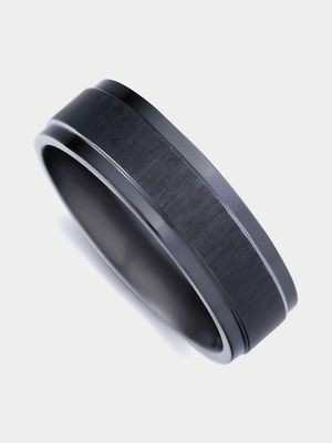 Zirconium Textured Ring