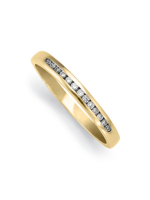 White Gold 0.13ct Diamond Channel Set Eternity Ring