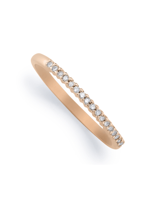 Gold Fine Claw Set 0.085ct Diamond Fine Claw Eternity Ring