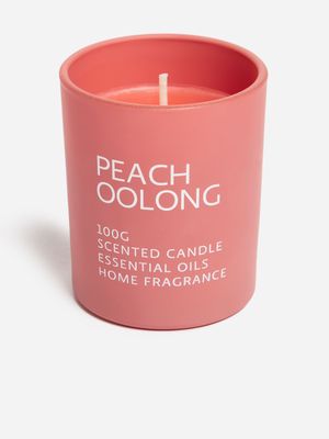 Jet Home Coral Peach Oolong Scented Candle