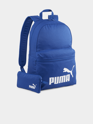 Puma Unisex  Phase Blue Backpack Set