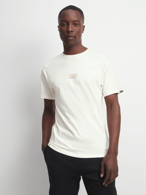 Mens Vans Vanstander SS Crew Antique Cream Tee