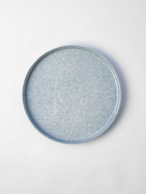 Adan Reactive Glaze Side Plate Blue 21cm