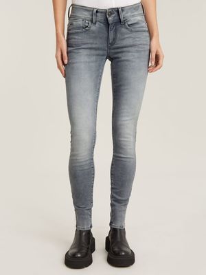 G-Star Women's Lynn Skinny Faded Grey Jeans