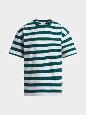 Boys Stripe Crew Tee