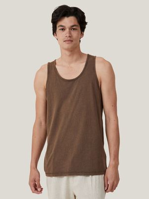 Men's Cotton On Brown Organic Tank Top