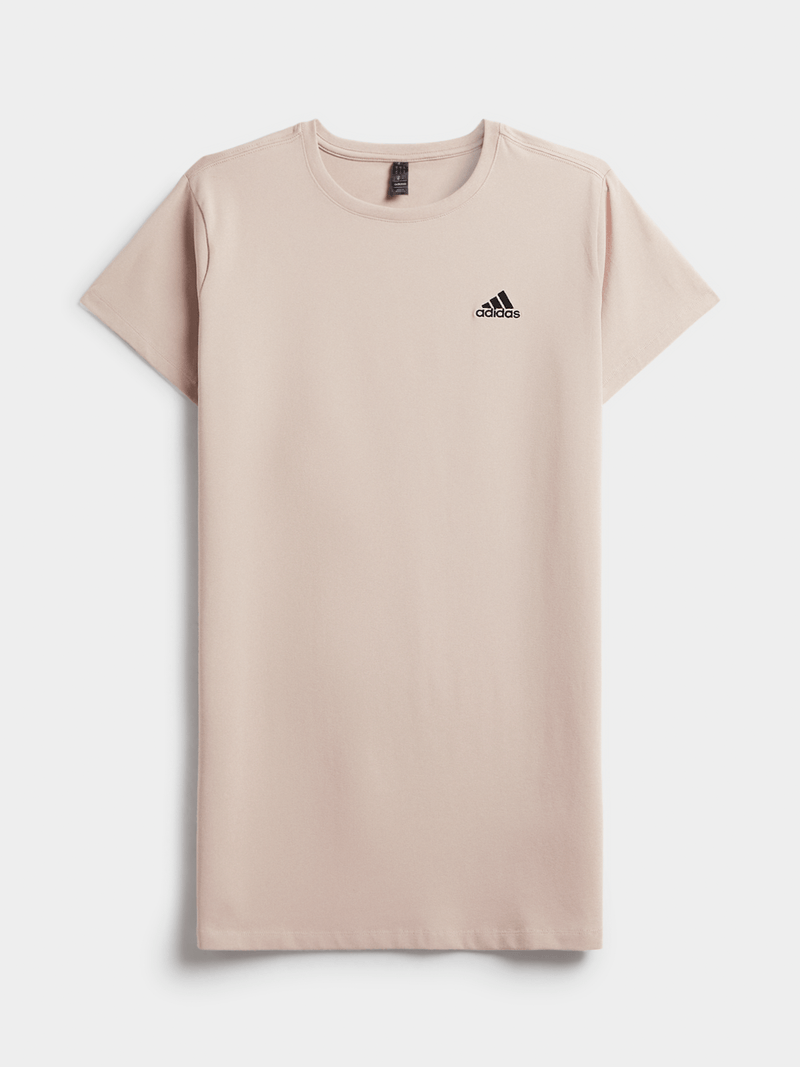 Women s adidas BOS Logo Tan Dress