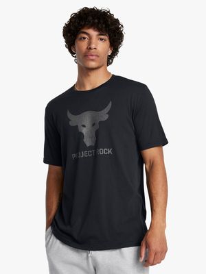 Mens Under Armour Project Rock Payoff Graphic Black Tee