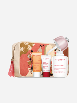 Clarins Bright Plus Serum with Free Makeup Bag Online Only