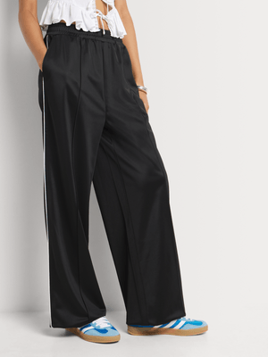 Y&G Tricot Wide Leg Side Contrast Pants