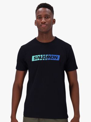 Mens Salomon Bold Black Tee