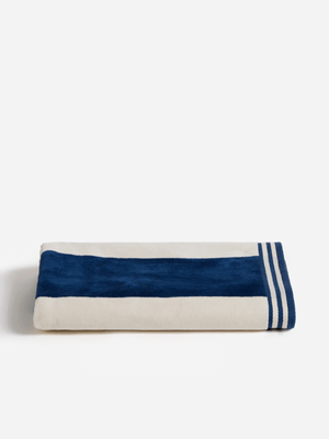 Jet Home Dark Blue/Milk Cabana Beach Towel