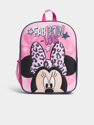 Jet Kids Pink Minnie Mouse School Bag