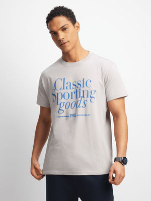 Mens TS Classic Sporting Mid Grey Tee