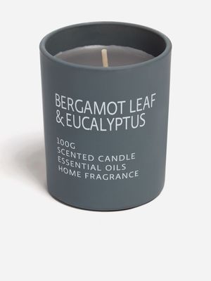 Jet Home Charcoal Bergamot & Eucalyptus Scented Candle