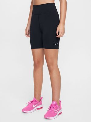 Nike Girls Youth 5 Inches Bike Black Shorts