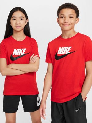 Nike Unisex Youth Future Sportwear Red T-Shirt