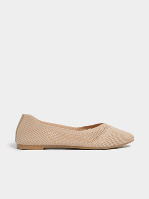 Jet Women's Nude Knitted Pumps