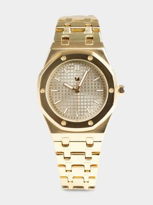 Men's Markham Oversize Royal Gold Watch