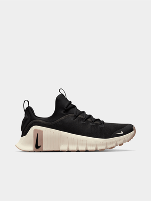 Mens Nike Free Metcon 6 Black/Beige/Gum Training Shoes