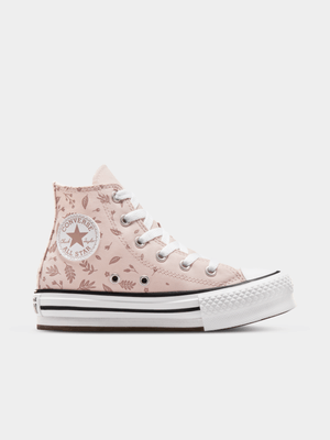 Junior Pre-School Converse Chuck Taylor All Star EVA Fall Leaves Blush/White Sneakers