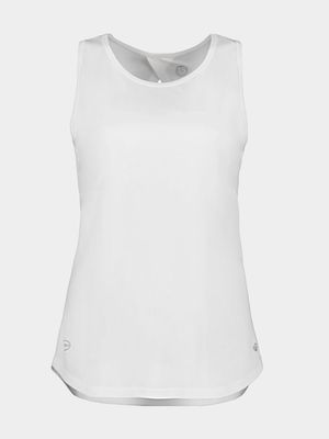 Womens TS White Workout Tank Top