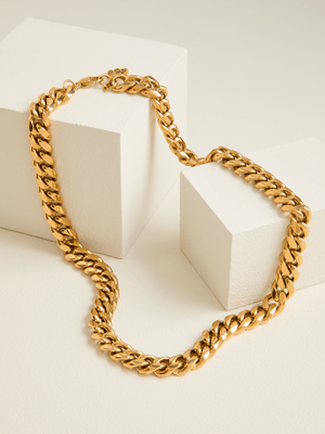 Women's Iconography Gold Plated Chunky Chain