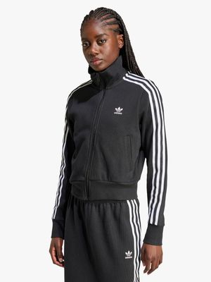 adidas Originals Women's Knit Black Track Top