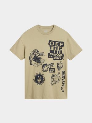 Vans Women's Mixed Messages Mushroom Oversized T-Shirt